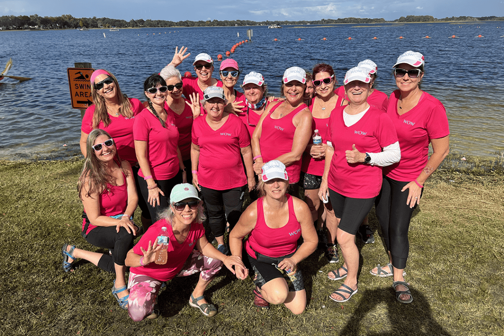 Warriors on Water Orlando Dragon Boat Breast Cancer Survivors