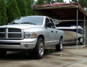 Touchless RV Trailer Covers Outdoor Storage Protection