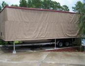 Free Standing RV Covers Automatic Touchless Trailer