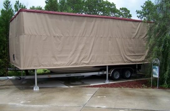 Free Standing RV Covers Automatic Touchless Trailer