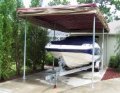 Free Standing RV Trailer Protection Touchless Custom
