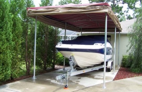 Free Standing RV Trailer Protection Touchless Custom