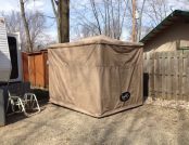 Closed Automatic Golf Cart Cover