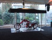 Touchless Cover Motorcycle Cover Display