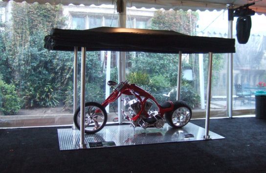Touchless Cover Motorcycle Cover Display