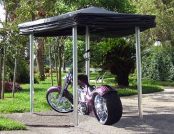 Open Touchless Motorcycle Cover Complete Protection