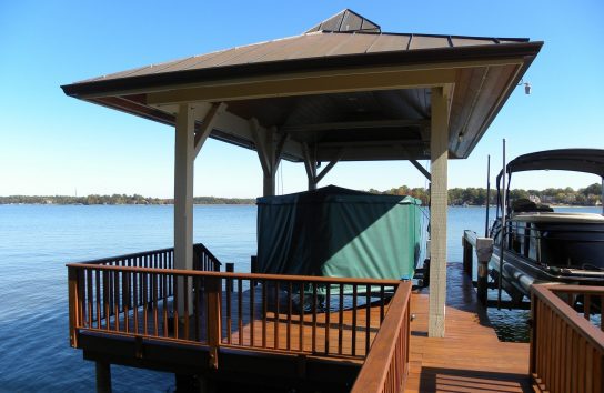 Touchless Cover® Boat House Florida Lake - Automatic Protection