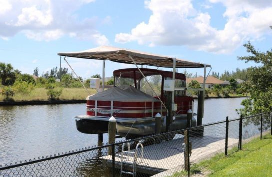 Intercoastal Canopy Boat Cover Pontoon Protection
