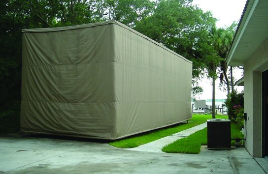 RV Covers Free Standing Automatic Touchless Trailer