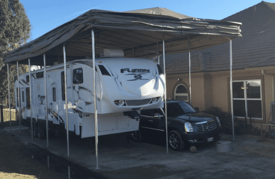 Free Standing Cover Easy Remote Open Close App